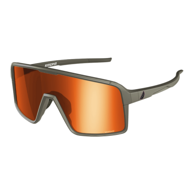Grey Matte/ Red Chrome Photochromic 