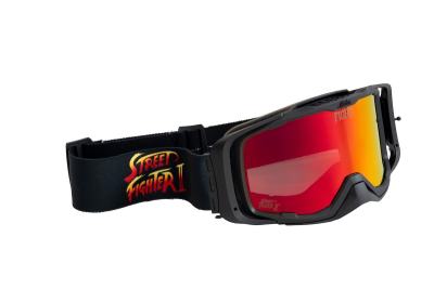 Diablo Goggle - Street Fighter II - Ryu - Black/Black/Red Chrome