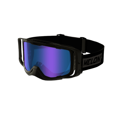 Black/ Blue Chrome