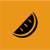 Neon Orange with Black Logo
