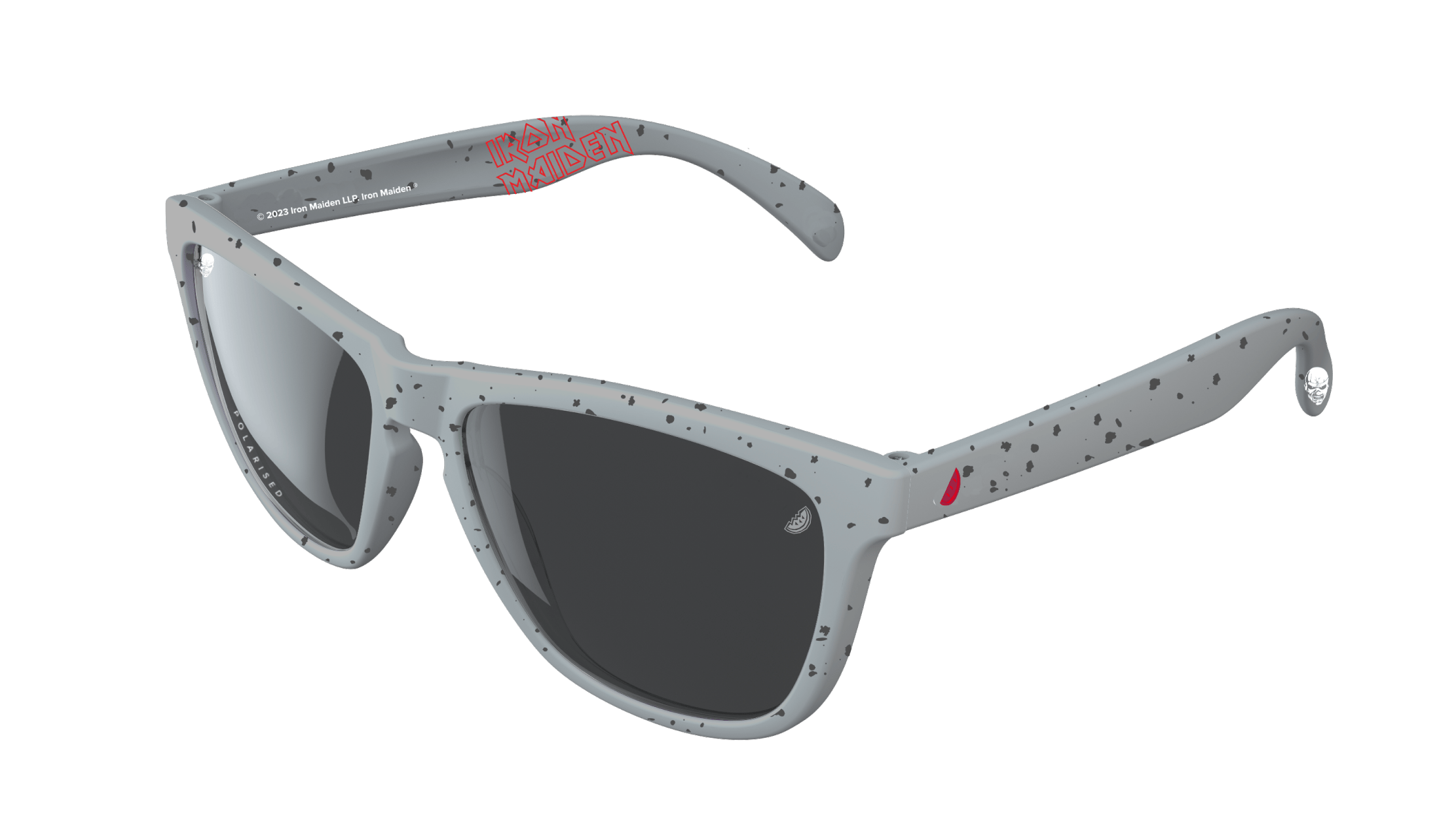 Layback Sunglasses polarised Iron-Maiden Grey-Smoke Side View
