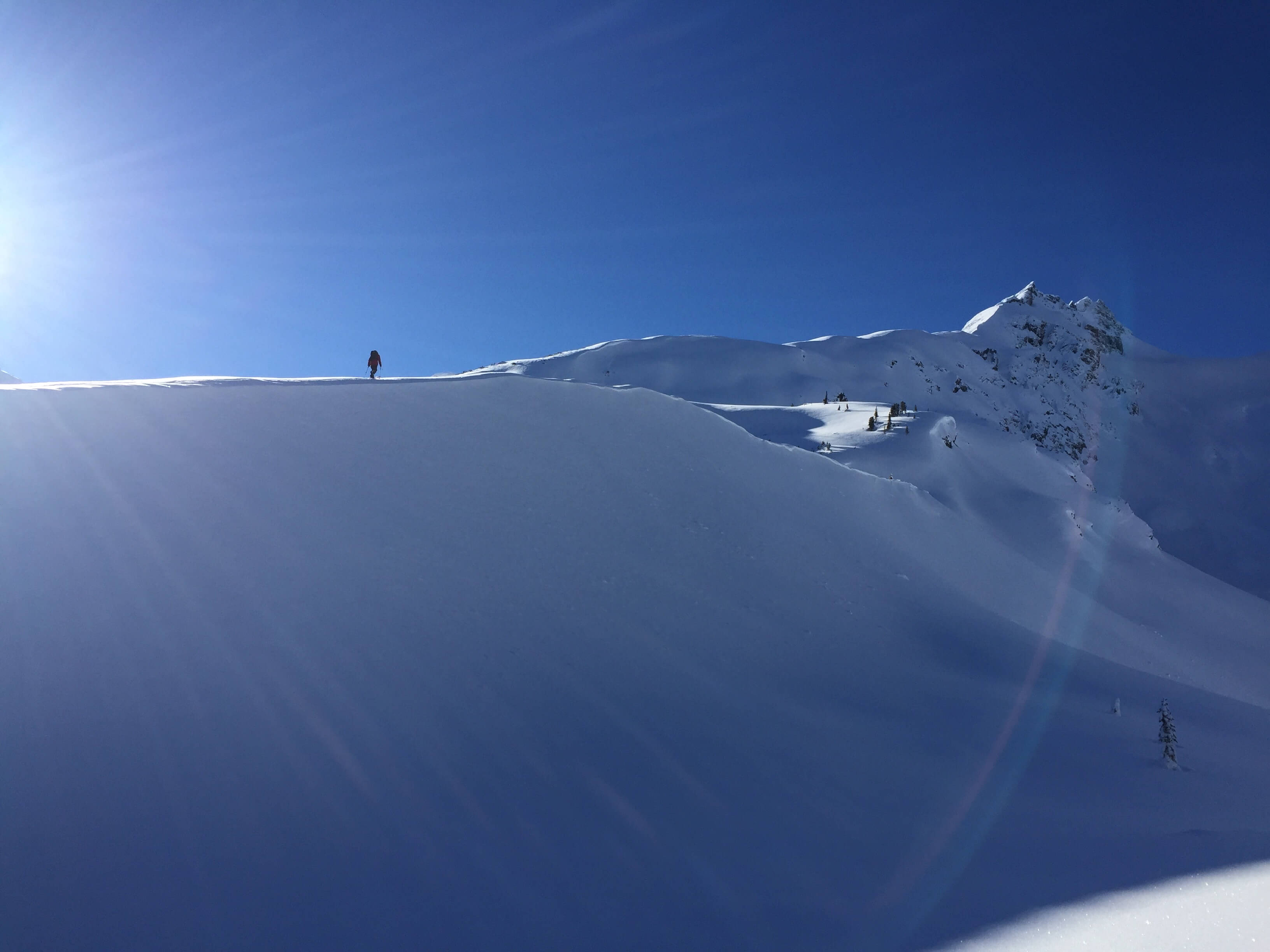 Kieran Nikula Skiing Canadian Ridge