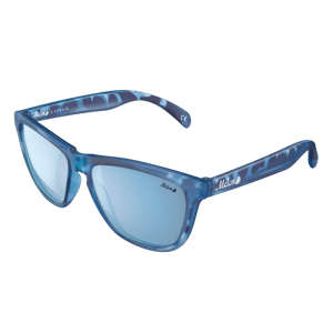 Blue Tortoise Frame - Ice Chrome Polarised Lens