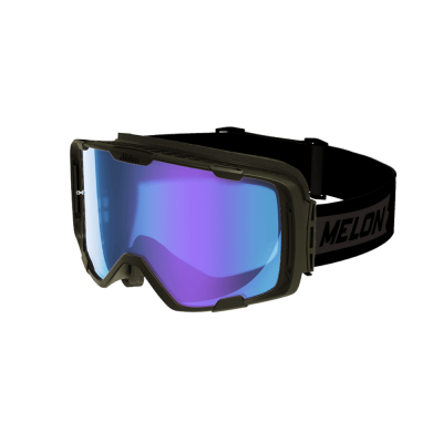 Black/ Blue Chrome