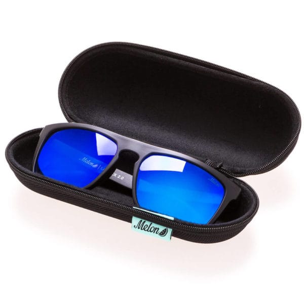 Premium Sunglasses Capsule Case with Layback 2.0 Sunglasses