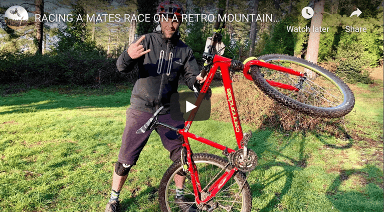 VIDEO: Racing a 24 year old bike!
