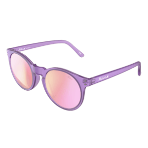 Frosted Plum Frame - Pink Chrome Polarised Lens