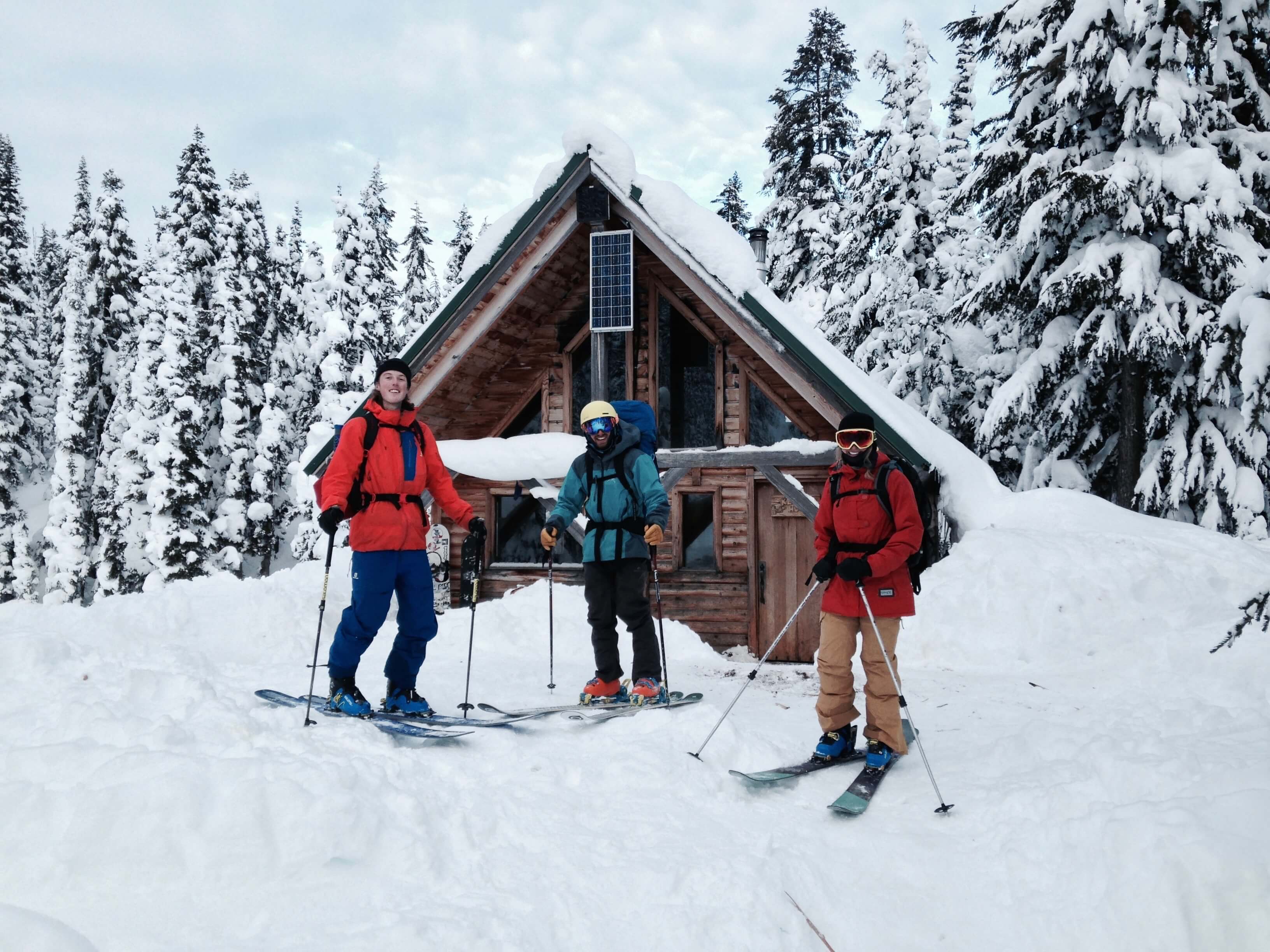 Kieran Nikula Outside Snow Cabin