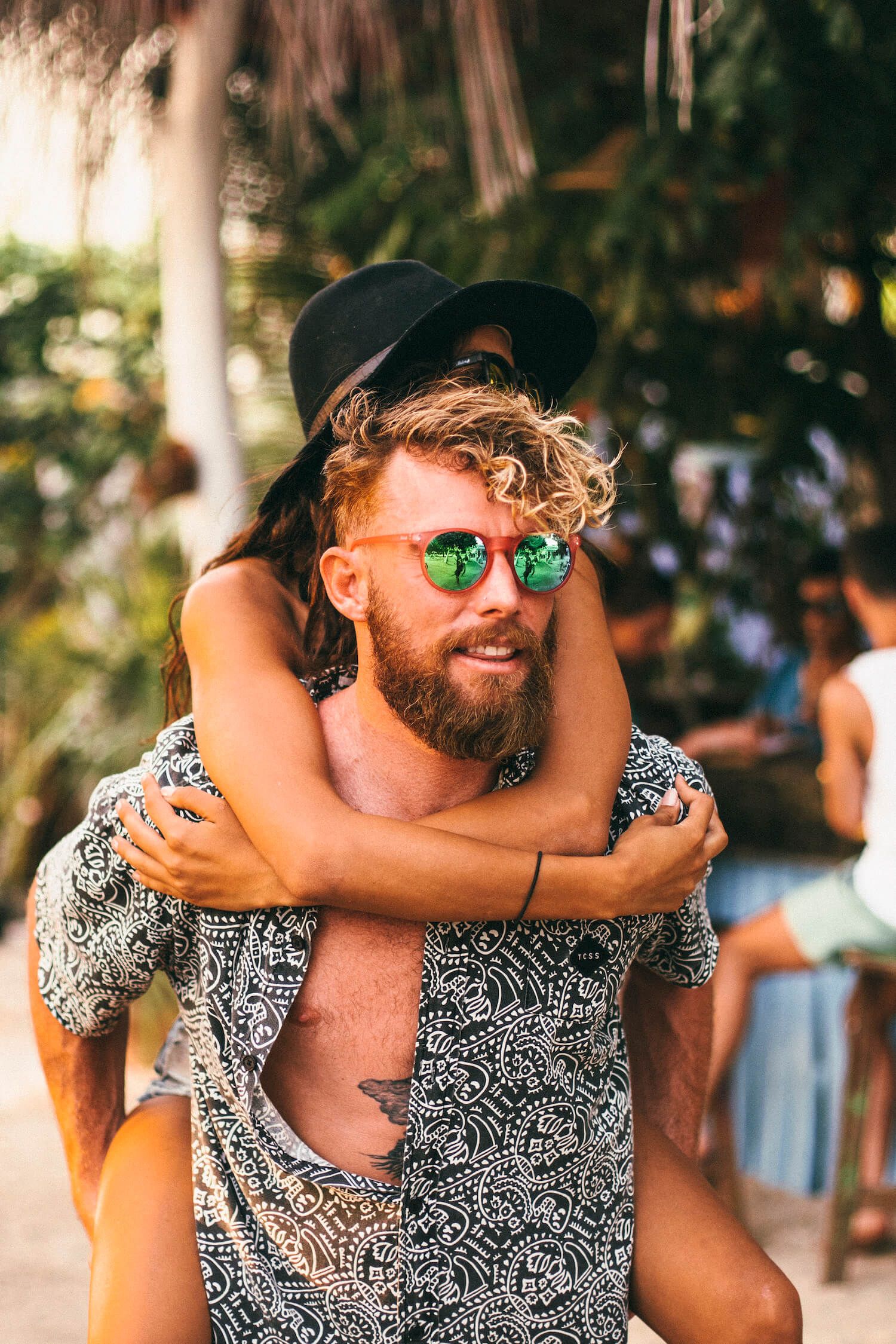 Ash wearing the Melon Echo Sunglasses